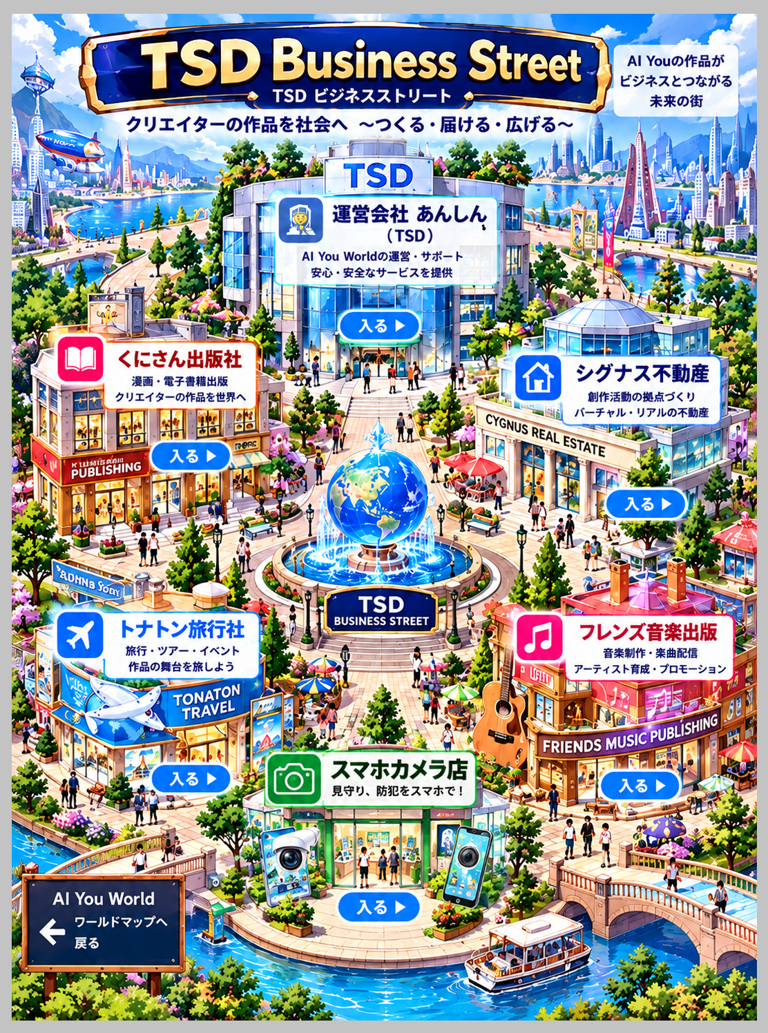 AI You World TSD Business Street
